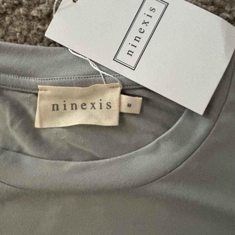 Gray Short Sleeve Bodysuit - Picture 3 of 6
